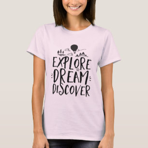感動的な生命引用文のタイポグラフィのTシャツ Tシャツ