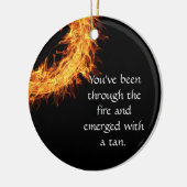 感動的な生存者メッセージ セラミックオーナメント (左)