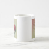 感動的な美しいのチューリップ コーヒーマグカップ (中央)