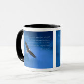 感動的な聖書の詩アイザイア マグカップ (正面左)