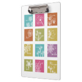 感動的な花のクリップボード クリップボード (左)