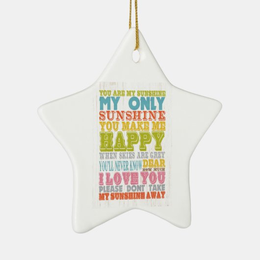 感動的な芸術-私の日光です セラミックオーナメント (右)