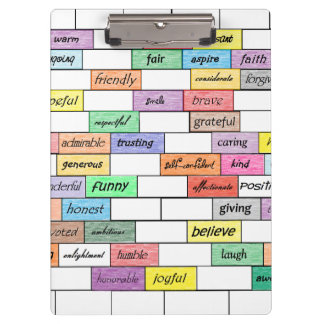 感動的な落書きのクリップボードの虹 クリップボード