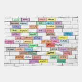 感動的な落書きの台所タオルの虹 キッチンタオル (横)