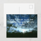 感動的な言葉やテキスト - 空 ポストカード (正面/裏面)