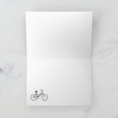 感動的な誕生日のバイク、サイクリング、スポーツ、趣味 カード (内部)