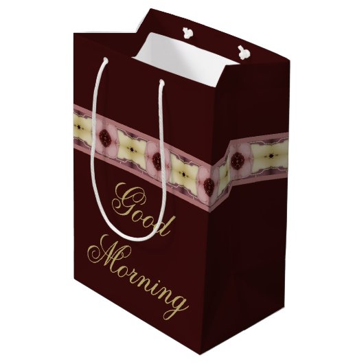 感動的な超かわいいトートバッグ包装 ミディアムペーパーバッグ (裏面アングル)