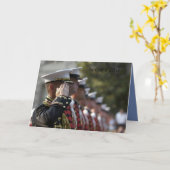 感動的な軍隊 カード (黄色い花)