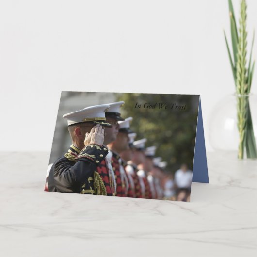 感動的な軍隊 カード (正面)