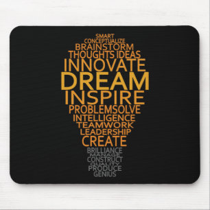 感動的な電球のカスタムのmousepad マウスパッド