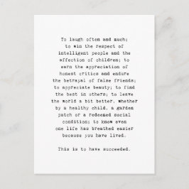 感動的はがきインスパイアの引用文 ポストカード