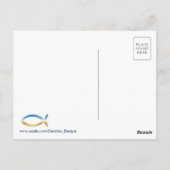 感動的はがきエレミヤ29; 11-14 ポストカード (裏面)