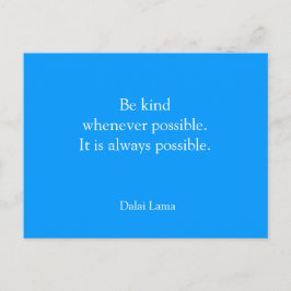 感動的はがき – Be Kind ポストカード