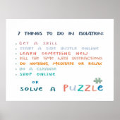 感動的やる気を起こさせるおもしろいタイポグラフィ ポスター (正面)