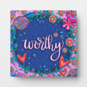 感動的やる気を起こさせるおもしろい フォトプラーク (正面)