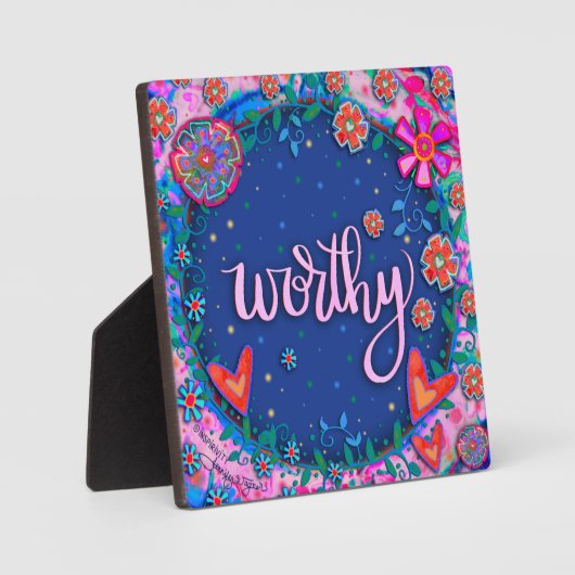 感動的やる気を起こさせるおもしろい フォトプラーク (正面)