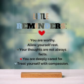 感動的やる気を起こさせるギフト アクリルサイン (ニュートラル)