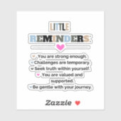 感動的やる気を起こさせるギフト シール (シート)