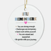 感動的やる気を起こさせるギフト セラミックオーナメント (左)