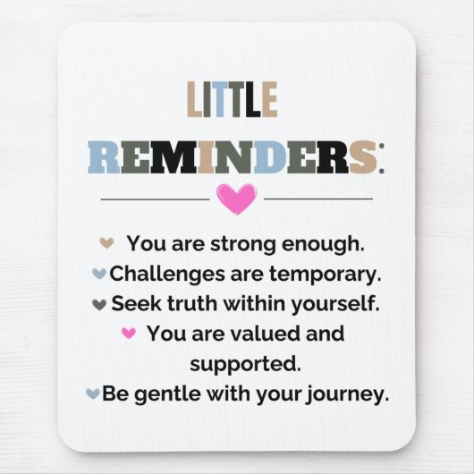 感動的やる気を起こさせるギフト マウスパッド (正面)