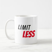 感動的やる気を起こさせるタイポグラフィ焦点 コーヒーマグカップ (左)