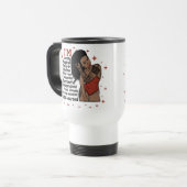 感動的やる気を起こさせる前向き女王 トラベルマグ (正面左)