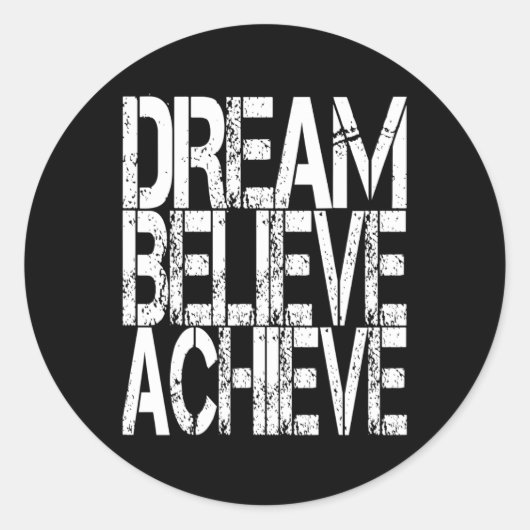 感動的やる気を起こさせる引用文シャツレディメンズB ラウンドシール (正面)