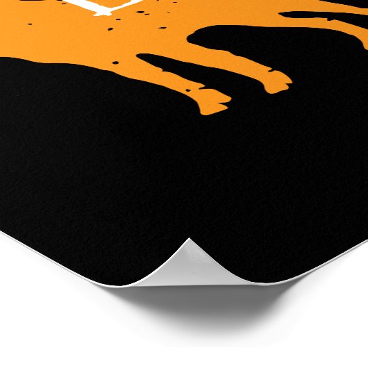 感動的やる気を起こさせる引用文タイポグラフィ ポスター (角)