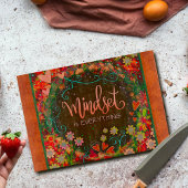 感動的やる気を起こさせる引用文フローラハート カッティングボード