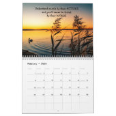 感動的やる気を起こさせる引用文 カレンダー (2月 2026)