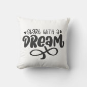 感動的やる気を起こさせる引用文 クッション (正面)