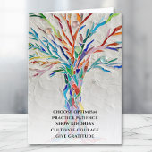 感動的やる気を起こさせる引用文 サンキューカード