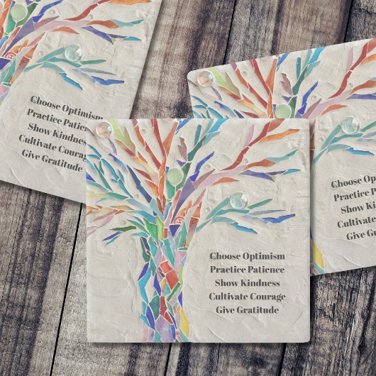 感動的やる気を起こさせる引用文 ストーンコースター