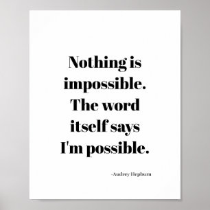 感動的やる気を起こさせる引用文 ポスター