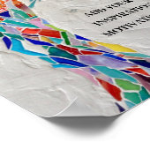 感動的やる気を起こさせる引用文 ポスター (角)