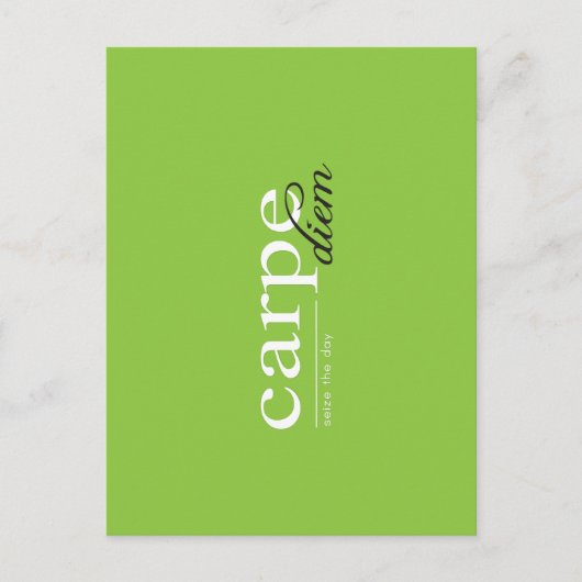 感動的やる気を起こさせる引用文 ポストカード (正面)