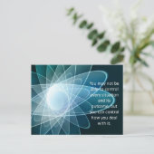 感動的やる気を起こさせる引用文 ポストカード (スタンド正面)