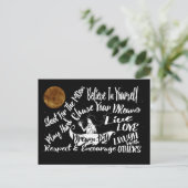 感動的やる気を起こさせる星ポストカード ポストカード (スタンド正面)