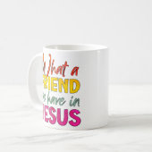 感動的イエス様の友 コーヒーマグカップ (正面左)