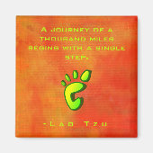 感動的ウィズやる気を起こさせるバイラオチュ マグネット (正面)