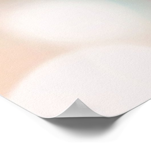 感動的エレガント願い事をする ポスター (角)