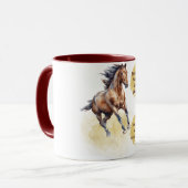 感動的エレガント馬 マグカップ (正面左)