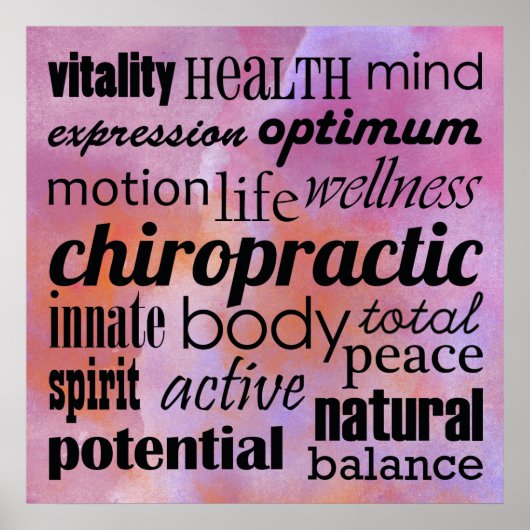 感動的カイロプラクティックポスター ポスター (正面)