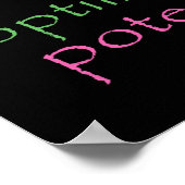 感動的カイロプラクティック言葉ポスター ポスター (角)