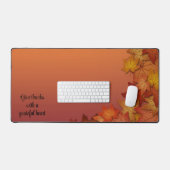 感動的カスタム文字紅葉 デスクマット (キーボード&マウス)