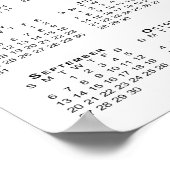 感動的カスタムTiger Photo 2026カレンダー ポスター (角)