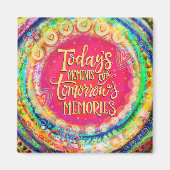 感動的カラフルTodays Moments マグネット (正面)