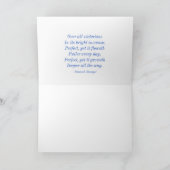 感動的カード:川の栄光のように カード (内部)