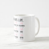 感動的キリスト教の神 コーヒーマグカップ (正面右)