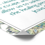 感動的キリスト教不安恐慌引用文 ポスター (角)